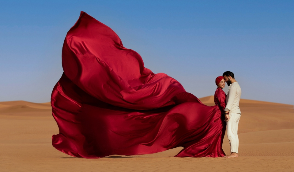 Red Flying Dress