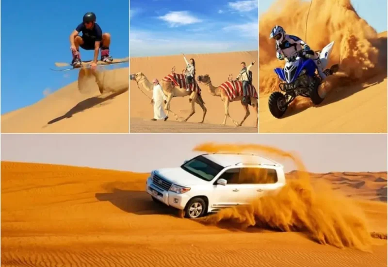 Desert Safari in Dubai with Dune Bashing & Camel Rides